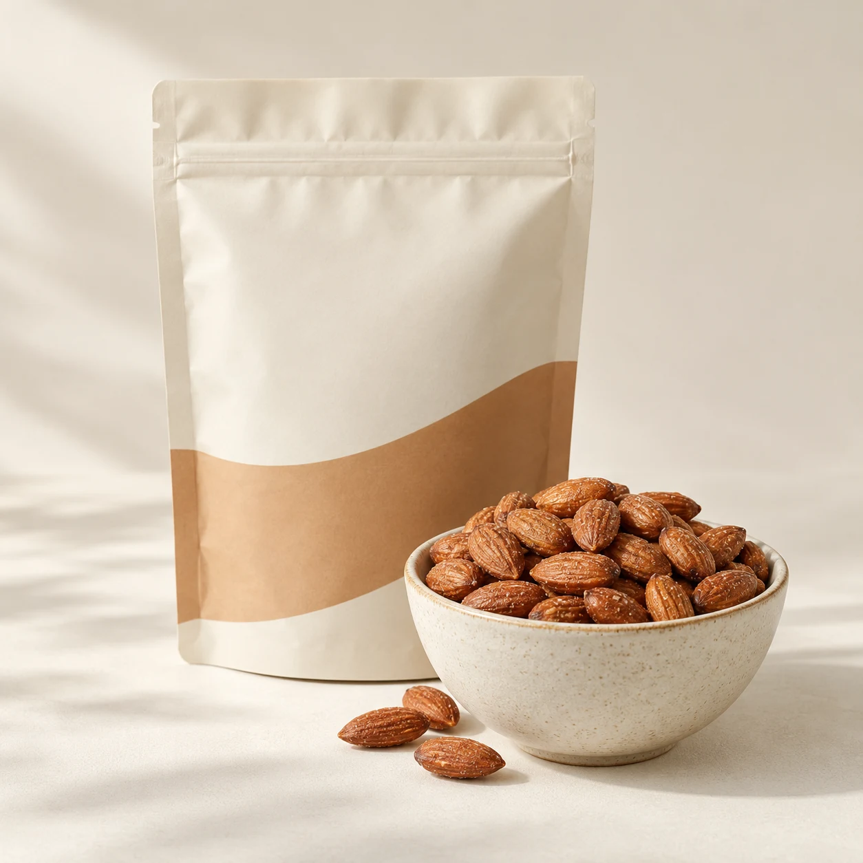 Roasted almond pouch